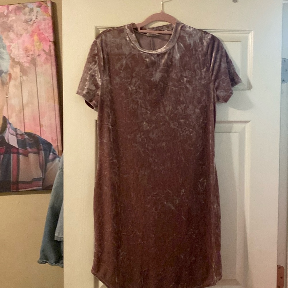 Pink Velvet dress